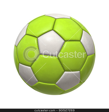To use this stock image in your creative project, please select the size you need over to the right and click the "Add to Cart" button.
Your downloaded image will come with the Cutcaster watermark removed so don’t worry about the watermark you see on this page. soccer ball stock photo, An image of an isolated green white soccer ball by Markus Gann