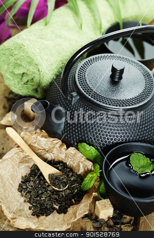 To use this stock image in your creative project, please select the size you need over to the right and click the "Add to Cart" button.
Your downloaded image will come with the Cutcaster watermark removed so don’t worry about the watermark you see on this page. asian tea set and spa settings stock photo, asian tea set and spa settings on wooden board by klenova