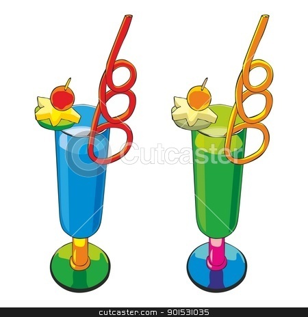 Isolated cocktail isolated cocktail stock vector clipart, fully editable illustration of cocktail by pilgrim.artworks