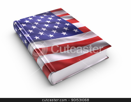 To use this stock image in your creative project, please select the size you need over to the right and click the "Add to Cart" button.
Your downloaded image will come with the Cutcaster watermark removed so don’t worry about the watermark you see on this page. Book covered with American flag stock photo, Book covered with American flag. by ayzek