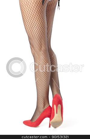 Sexy Woman legs in fishnet stocking Sexy Woman legs in fishnet stocking stock photo, Sexy Woman legs in fishnet stocking posing by Adam Radosavljevic