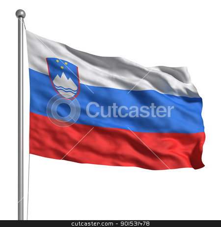 To use this stock image in your creative project, please select the size you need over to the right and click the "Add to Cart" button.
Your downloaded image will come with the Cutcaster watermark removed so don’t worry about the watermark you see on this page. Flag of Slovenia stock photo, Flag of Slovenia by ayzek