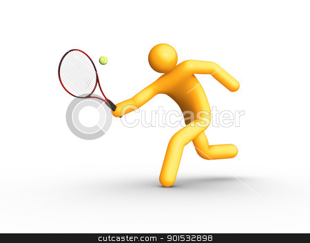 To use this stock image in your creative project, please select the size you need over to the right and click the "Add to Cart" button.
Your downloaded image will come with the Cutcaster watermark removed so don’t worry about the watermark you see on this page. Tennis Player stock photo, Tennis Player. by ayzek