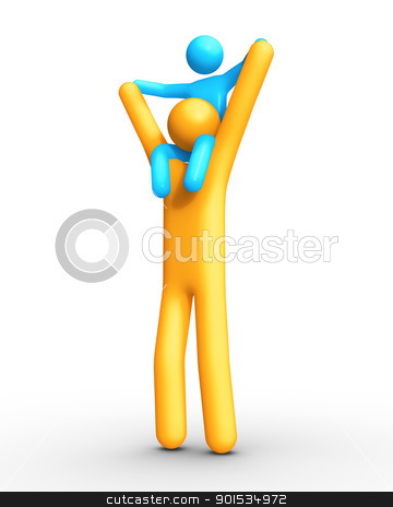 To use this stock image in your creative project, please select the size you need over to the right and click the "Add to Cart" button.
Your downloaded image will come with the Cutcaster watermark removed so don’t worry about the watermark you see on this page. Father and Son stock photo, Father and Son by ayzek