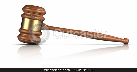 Gavel Gavel stock photo, Gavel and sound block. by ayzek