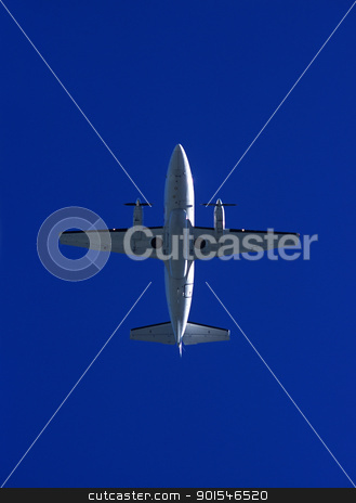 To use this stock image in your creative project, please select the size you need over to the right and click the "Add to Cart" button.
Your downloaded image will come with the Cutcaster watermark removed so don’t worry about the watermark you see on this page. Airplane stock photo, Airplane from low angle view on blue sky by Anne-Louise Quarfoth