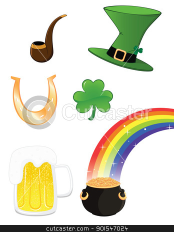 To use this stock image in your creative project, please select the size you need over to the right and click the "Add to Cart" button.
Your downloaded image will come with the Cutcaster watermark removed so don’t worry about the watermark you see on this page. st_patrick_set stock vector clipart, Saint Patrick icon set by wingedcats