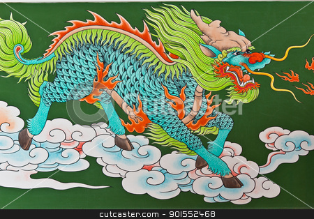 To use this stock image in your creative project, please select the size you need over to the right and click the "Add to Cart" button.
Your downloaded image will come with the Cutcaster watermark removed so don’t worry about the watermark you see on this page. Chinese traditional kirin pattern stock photo, Chinese traditional kirin pattern on wall in chinese temple, Thailand by Lavoview