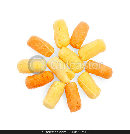 To use this stock image in your creative project, please select the size you need over to the right and click the "Add to Cart" button.
Your downloaded image will come with the Cutcaster watermark removed so don’t worry about the watermark you see on this page. Corn sticks in the form of the sun stock photo, The sun from yellow and orange corn sticks isolated on white background by rezkrr