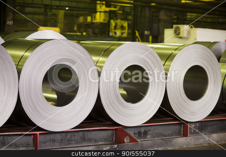 Rolls of zinc steel sheet rolls of zinc steel sheet stock photo, by manaemedia