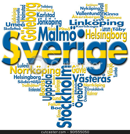 To use this stock image in your creative project, please select the size you need over to the right and click the "Add to Cart" button.
Your downloaded image will come with the Cutcaster watermark removed so don’t worry about the watermark you see on this page. I Love Sverige (Sweden) stock photo, Written Sverige (sweden) and Swedish cities with heart-shaped, Swedish flag colors
by catalby