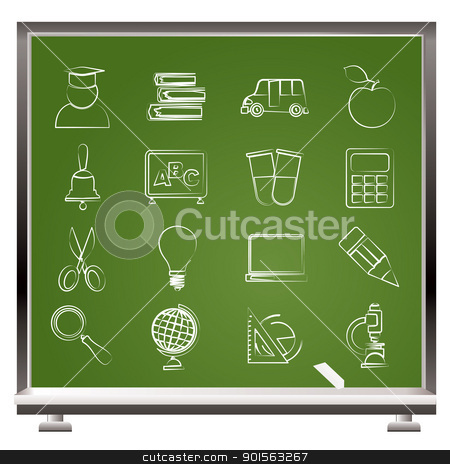 To use this stock image in your creative project, please select the size you need over to the right and click the "Add to Cart" button.
Your downloaded image will come with the Cutcaster watermark removed so don’t worry about the watermark you see on this page. education and school icons stock vector clipart, education and school icons - vector icon set by Stoyan Haytov