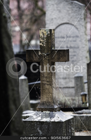 To use this stock image in your creative project, please select the size you need over to the right and click the "Add to Cart" button.
Your downloaded image will come with the Cutcaster watermark removed so don’t worry about the watermark you see on this page. Cemetary stock photo, Scene of a Cemetry Graveyard by Anne-Louise Quarfoth