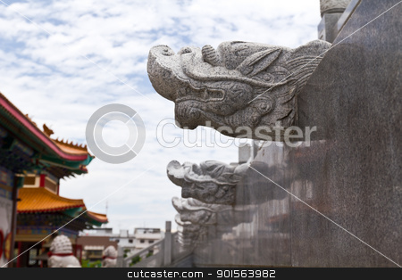 To use this stock image in your creative project, please select the size you need over to the right and click the "Add to Cart" button.
Your downloaded image will come with the Cutcaster watermark removed so don’t worry about the watermark you see on this page. Head of dragon statue in chinese temple Thailand stock photo, Head of dragon statue in chinese temple Thailand by Lavoview