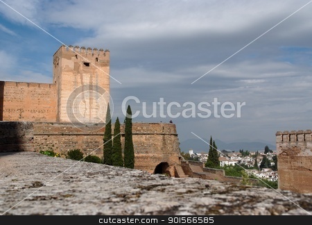 To use this stock image in your creative project, please select the size you need over to the right and click the "Add to Cart" button.
Your downloaded image will come with the Cutcaster watermark removed so don’t worry about the watermark you see on this page. Alhambra castle in Granada, Spain stock photo, Alhambra castle in Granada, Spain by Shlomo Polonsky