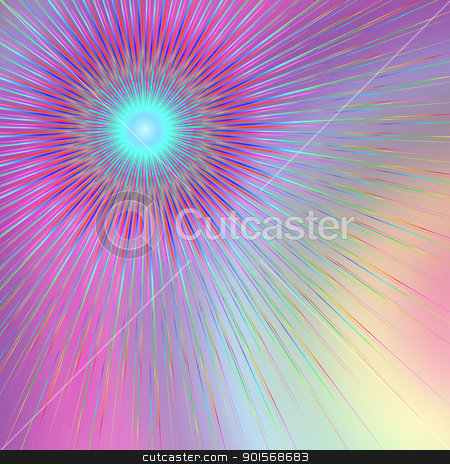 Geometric abstract. Geometric abstract. stock photo, Abstract illustration depicting geometric colorful lines against a mix of pastel color background. by Samantha Craddock