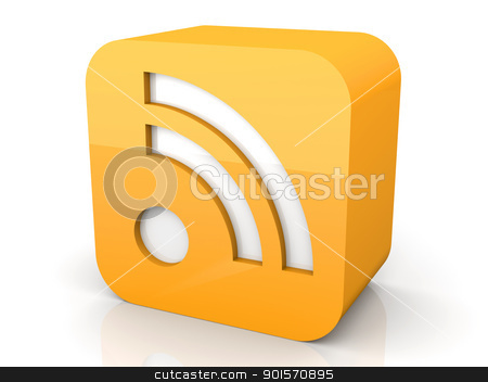 To use this stock image in your creative project, please select the size you need over to the right and click the "Add to Cart" button.
Your downloaded image will come with the Cutcaster watermark removed so don’t worry about the watermark you see on this page. RSS Symbol stock photo, 3D rendered Illustration. Isolated on white. by Michael Osterrieder