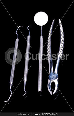 Dental instruments dental instruments stock photo, dental instruments by Hans-Joachim Schneider