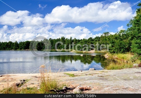 To use this stock image in your creative project, please select the size you need over to the right and click the "Add to Cart" button.
Your downloaded image will come with the Cutcaster watermark removed so don’t worry about the watermark you see on this page. Swedish Archipelago stock photo, St Anna Archipelago in a nummer sunny day in Sweden by Maurizio Martini