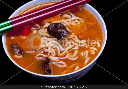 To use this stock image in your creative project, please select the size you need over to the right and click the "Add to Cart" button.
Your downloaded image will come with the Cutcaster watermark removed so don’t worry about the watermark you see on this page. chinese noodle soup stock photo, chinese noodle soup with chopsticks by Hans-Joachim Schneider
