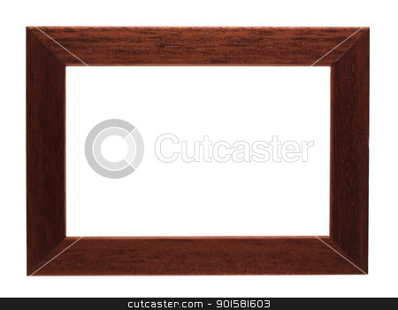 Brown modern photo frame brown modern photo frame stock photo, isolated on white background with clipping path by Leandro Jorge Reis Costa