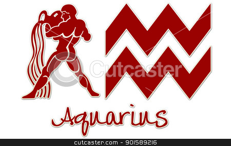 To use this stock image in your creative project, please select the size you need over to the right and click the "Add to Cart" button.
Your downloaded image will come with the Cutcaster watermark removed so don’t worry about the watermark you see on this page. Aquarius Zodiac Signs - Red Sticker stock photo, zodiac signs by StacyO