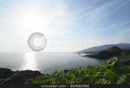 To use this stock image in your creative project, please select the size you need over to the right and click the "Add to Cart" button.
Your downloaded image will come with the Cutcaster watermark removed so don’t worry about the watermark you see on this page. Beach on the sunny day on japan sea stock photo, Beach on the sunny day on japan sea by yoshiyayo