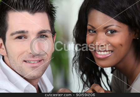 To use this stock image in your creative project, please select the size you need over to the right and click the "Add to Cart" button.
Your downloaded image will come with the Cutcaster watermark removed so don’t worry about the watermark you see on this page. Closeup of a couple in their early thirties stock photo, Closeup of a couple in their early thirties by photography33