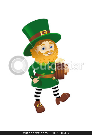 To use this stock image in your creative project, please select the size you need over to the right and click the "Add to Cart" button.
Your downloaded image will come with the Cutcaster watermark removed so don’t worry about the watermark you see on this page. Funny Leprechaun stock photo, Funny Leprechaun going with Ale by dvarg