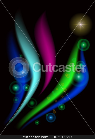 Wavy abstract bright colorful background Wavy abstract bright colorful background stock photo, Wavy abstract bright colorful background for design. Black release. by dvarg