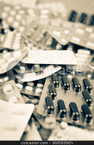 Packs of pills Packs of pills stock photo, Packs of pills by Nenov Brothers Images