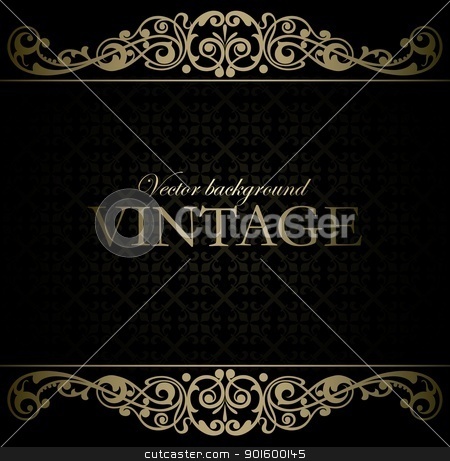 Vintage vector background Vintage vector background stock vector clipart, Vintage vector background by Mikhail Puhachou