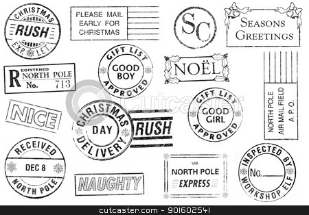 To use this stock image in your creative project, please select the size you need over to the right and click the "Add to Cart" button.
Your downloaded image will come with the Cutcaster watermark removed so don’t worry about the watermark you see on this page. Set of 15 Christmas Stamps stock photo, A set of 15 large, Christmas-themed stamps isolated on white. Ideal for bitmap brushes, holiday collages, etc. by Mark Carrel