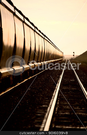 To use this stock image in your creative project, please select the size you need over to the right and click the "Add to Cart" button.
Your downloaded image will come with the Cutcaster watermark removed so don’t worry about the watermark you see on this page. Train at Sunset stock photo, Train at Sunset late day Saskatchewan Canada by Mark Duffy