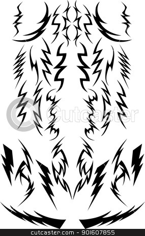 To use this stock image in your creative project, please select the size you need over to the right and click the "Add to Cart" button.
Your downloaded image will come with the Cutcaster watermark removed so don’t worry about the watermark you see on this page. Vector Lightning Bolts Image Collection stock vector clipart, Vector Images of a Variety of Lightning Bolts by chromaco