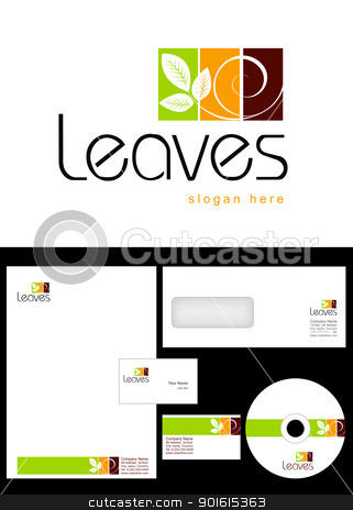 Letterhead Logo Designfree Download on Leaves Logo Design Vector Illustration   Download Logo Royalty Free