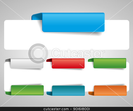 To use this stock image in your creative project, please select the size you need over to the right and click the "Add to Cart" button.
Your downloaded image will come with the Cutcaster watermark removed so don’t worry about the watermark you see on this page. bookmark stock vector clipart, blank tab for the web by Miroslava Hlavacova