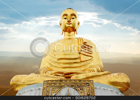 gloden buddha in the sunrays gloden buddha in the sunrays stock photo, buddha; buddhism; building; color; colorful; culture; decoration; emerald; famous; gold; golden; grand by Prakaymas vitchitchalao
