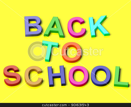 Colored Kids Letters Spelling Back To School As Symbol For Educa Colored Kids Letters Spelling Back To School As Symbol For Educa stock photo, Colored Kids Plastic Letters Spelling Back To School As Symbol For Education And Learning by stuartmiles