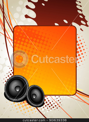 To use this stock image in your creative project, please select the size you need over to the right and click the "Add to Cart" button.
Your downloaded image will come with the Cutcaster watermark removed so don’t worry about the watermark you see on this page. speaker music art stock vector clipart, vector speaker music art background with space for text by pinnacleanimates