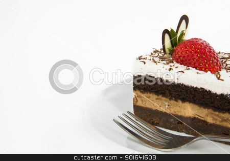 To use this stock image in your creative project, please select the size you need over to the right and click the "Add to Cart" button.
Your downloaded image will come with the Cutcaster watermark removed so don’t worry about the watermark you see on this page. Piece of chocolate cake with strawberry decorate on top stock photo, Piece of chocolate cake with strawberry decorate on top by pixs4u