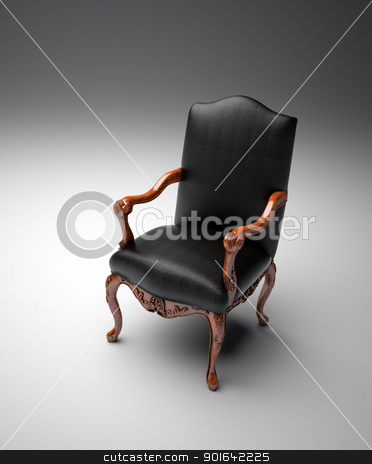 To use this stock image in your creative project, please select the size you need over to the right and click the "Add to Cart" button.
Your downloaded image will come with the Cutcaster watermark removed so don’t worry about the watermark you see on this page. leather armchair stock photo, An empty black leather armchair by Mopic
