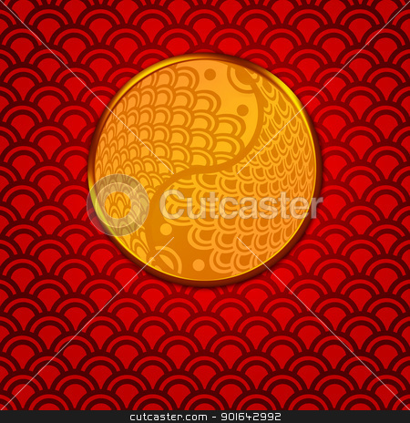 To use this stock image in your creative project, please select the size you need over to the right and click the "Add to Cart" button.
Your downloaded image will come with the Cutcaster watermark removed so don’t worry about the watermark you see on this page. Chinese Pair of Fish in Yin Yang Circle on Red Background stock photo, Chinese Pair of Fish in Yin Yang Eternity Circle Illustration on Red Pattern Background by Jit Lim