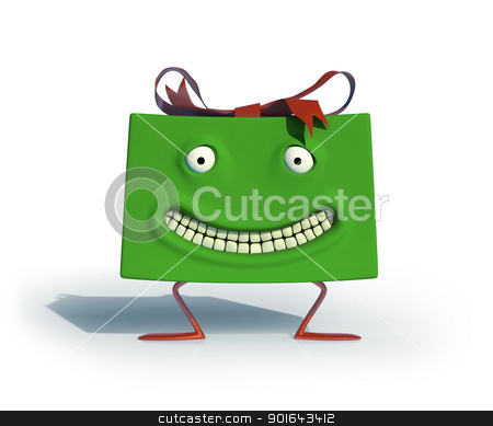 Green happy, smiling gift - 3d illustration Green happy, smiling gift - 3d illustration stock photo, Green happy, smiling gift - 3d illustration
by Mopic