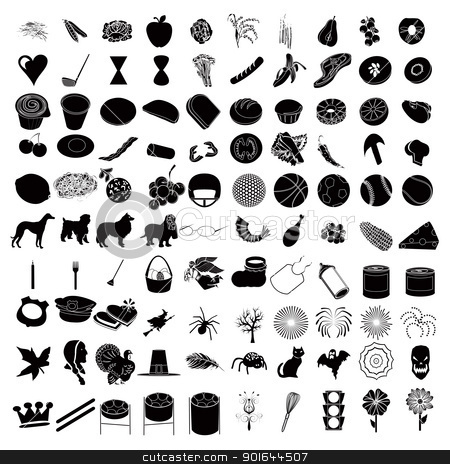 100 Icon Set 3 100 Icon Set 3 stock vector clipart, Vector Illustrtions of 100 Icon Set 3 by Basheera Hassanali