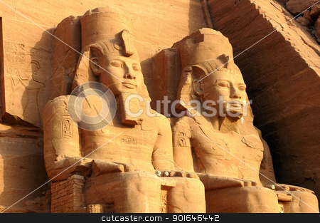 To use this stock image in your creative project, please select the size you need over to the right and click the "Add to Cart" button.
Your downloaded image will come with the Cutcaster watermark removed so don’t worry about the watermark you see on this page. Ramses II statues at Abu Simbel in Egypt stock photo, Landmark of the famous Ramses II statues at Abu Simbel in Egypt by John Young