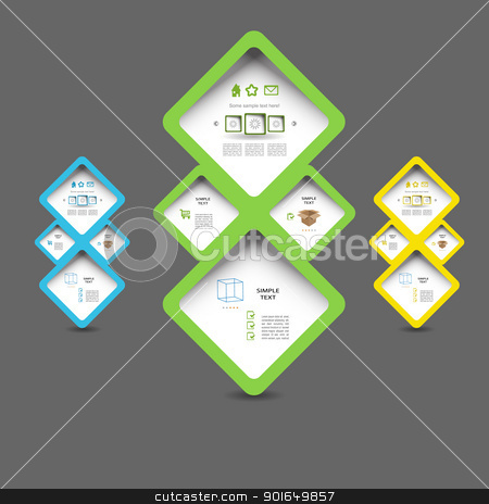 Blog set Blog set stock vector clipart, Modern vector blog set by naturartist