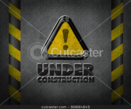 To use this stock image in your creative project, please select the size you need over to the right and click the "Add to Cart" button.
Your downloaded image will come with the Cutcaster watermark removed so don’t worry about the watermark you see on this page. Under construction. stock photo, Under construction sign, on dark metalic background. by christless