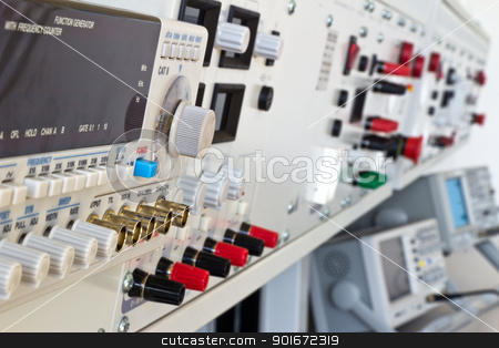 Laboratory electric measurement apparatus and measuring instrume laboratory electric measurement apparatus and measuring instrume stock photo, laboratory electric measurement apparatus and measuring instruments by ludinko