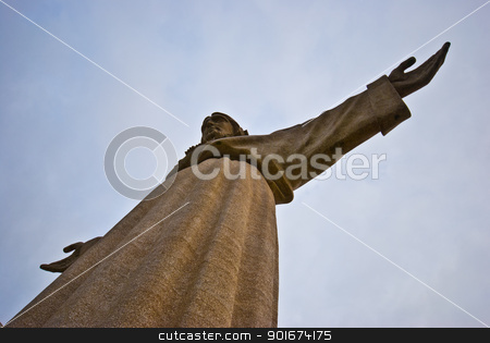 To use this stock image in your creative project, please select the size you need over to the right and click the "Add to Cart" button.
Your downloaded image will come with the Cutcaster watermark removed so don’t worry about the watermark you see on this page. Christo Rei stock photo, detail of the enormous statue of Christ in Lisbon by Juliane Jacobs